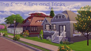 The Sims 4 Tips amp Tricks  Różne wysokości fundamentów platformy [upl. by Sudbury523]