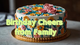 Birthday Cheers from Family happybirthdayuncle happybirthday cake ahappybirthdaysong happy [upl. by Cheffetz]