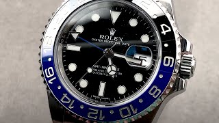 Rolex GMTMaster II quotBatmanquot 116710BLNR Rolex Watch Review [upl. by Alameda375]