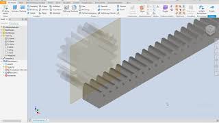 Inventor Tutorial Zahnstange Drehung Translation [upl. by Claudette734]