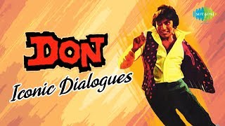 Don  Famous Dialogues amp Song  Amitabh Bachchan  Zeenat Aman [upl. by Annayak]