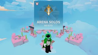 Playing arena solos in roblox bedwars [upl. by Arda]