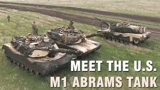 Meet the 🇺🇸US M1 Abrams tank [upl. by Dnaloy]