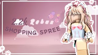 watch me spend my robux🤑  22k SHOPPING SPREE [upl. by Albertina501]