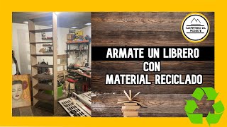 Como hacer un librero con material reciclado de manera fácil📚♻️ [upl. by Seigler299]