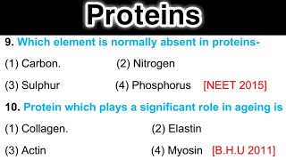 Protein mcqs biochemistry  Biochemistry MCQ with Answers [upl. by Noy]