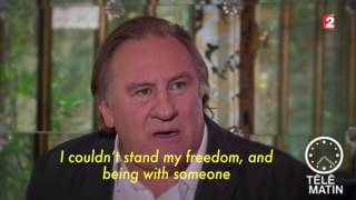 Gerard Depardieu Interview [upl. by Atipul]