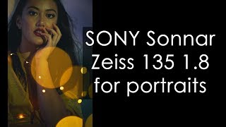 Sony Sonnar Zeiss 135mm f18 ZA Lens for Portraits feat Guam Model Aiyana Baker Shedd [upl. by Colyer422]