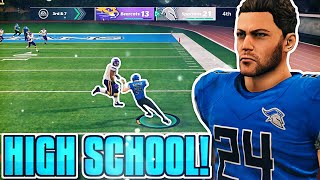 Creating the GOAT Player and Our First High School Game Face Of the Franchise 1  Madden 21 [upl. by Dorthy249]