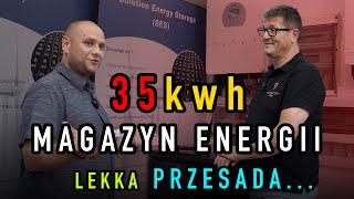 35 kWh magazyn energii po co w jakiej technologii Solution Energy Storage Poznań  Deye falownik [upl. by Yadroc992]