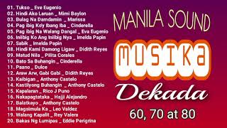 MANILA SOUND l DEKADA 70 PINOY JUKEBOX [upl. by Ortrud]