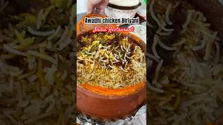 Awadhi chicken Biriyani  India Restaurant biriyani [upl. by Edythe]