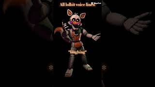 All Lolbit voice lines  Fnaf [upl. by Codd926]