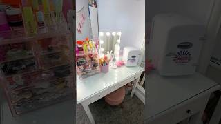 Messy Vanity Makeover💄✨ vanity makeup daughter organization roommakeover [upl. by Antonietta]