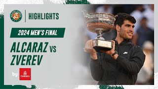 Alcaraz vs Zverev Final Highlights  RolandGarros 2024 [upl. by Diego]