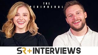 Chloë Grace Moretz amp Jack Reynor Interview The Peripheral [upl. by Nyledam]