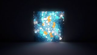 Procedural Stained Glass Fast Blender Tutorial [upl. by Hada44]