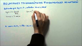 RELACIONES TRIGONOMÉTRICAS FUNDAMENTALES DEMOSTRACIÓN HD [upl. by Crean]