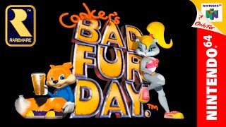 Conkers Bad Fur Day  Full Game Walkthrough  Longplay N64 1080p 60fps [upl. by Plato]