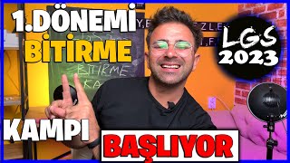 LGS 2023  Birinci Dönemi Bitirme Kampı Başlıyor  BU KAMP 50 ÖNDE BAŞLATIR [upl. by Sorel]