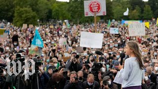 Thousands of activists across Europe protest climate change [upl. by Pacificia]