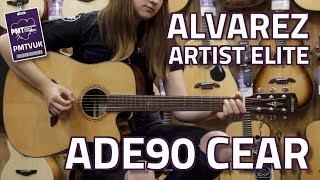 Alvarez Artist Elite ADE90CEAR ElectroAcoustic  Review amp Demo [upl. by Lihp794]