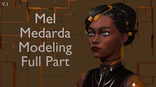 Modeling Mel Medarda in Blender [upl. by Ynamreg]