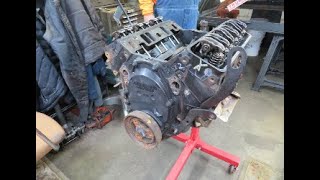 PART 01 CHEVY 43 V6 ENGINE DISASSEMBLY  VALVETRAIN amp HEADS [upl. by Aliehs795]