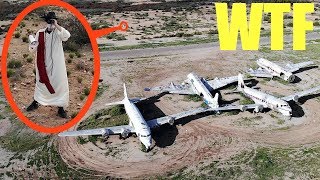 you will not believe what my drone spotted in this abandoned haunted airport plane crash site [upl. by Sotos]