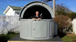 André Vaillancourt opening his SkyShed POD with POD Visor [upl. by Nico]