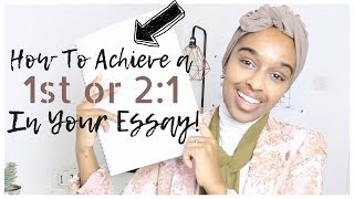 How To Get a 1st or 21 in ANY University Essay with examples  ESSENTIAL ESSAY TIPS [upl. by Ener647]