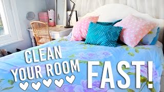 How To Clean Your Room FAST In 30 minutes  Cleaning Hacks [upl. by Ollopa]