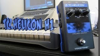 TC Helicon Voicetone H1 Harmony Pedal [upl. by Leola]