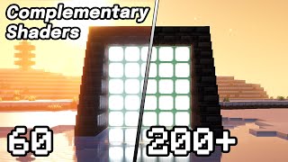 How to Boost FPS in Minecraft With Complementary Shaders For Low End [upl. by Sel]