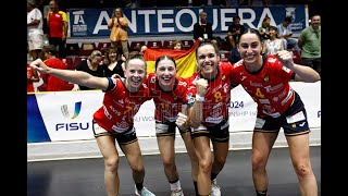 🇪🇸🏐 Guerreras España ganan Mundial Balonmano en Antequera [upl. by Oilut]