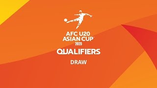 AFC U20 Asian Cup China PR 2025™ Qualifiers Draw [upl. by Animlehliw]