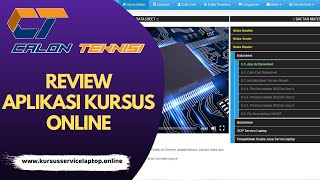 Review Aplikasi Kursus Online Teknisi Laptop  Calon Teknisi [upl. by Anaihr]