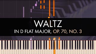 Frédéric Chopin  Waltz in D flat Major Op 70 No 3 [upl. by Nothgierc220]