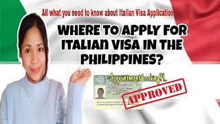 Where to Submit Italian Schengen Visa Application Easiest way [upl. by Aerdnu]