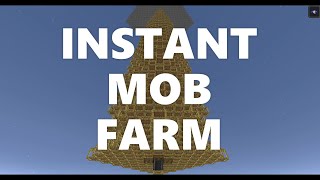 Minecraft Elegance Instant Mob Farm with Scaffolding Java 1161192 DOES NOT WORK IN 1193 [upl. by Nylessoj]