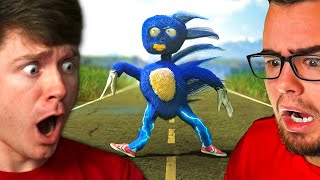 Reacting to KING CRANE REACT to WEIRD SONIC Sanic [upl. by Killy]