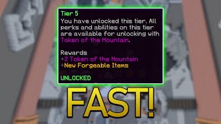 Level Up Heart of the Mountain FAST Hypixel Skyblock [upl. by Rolandson819]