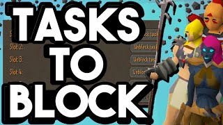 Slayer Tasks To Block In Old School Runescape [upl. by Rhynd]