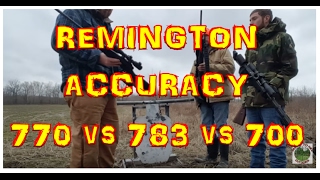 Just CANT buy ACCURACY 308 Remington 770 vs 783 vs 700 at 500yd [upl. by Luhem893]