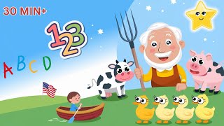 30 Minutes of Fun Nursery Rhymes amp Learning Songs for Preschoolers  Kids Smart Learning [upl. by Caasi]