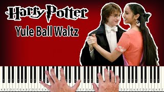 Harry Potter  Yule Ball Waltz  PIANO TUTORIAL [upl. by Heidi]