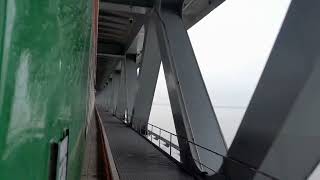 Train journey over Padma bridge Dhaka Bangladesh [upl. by Noiemad]