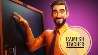 Village teacher RAMESH hindi story cartoon video [upl. by Rillis]