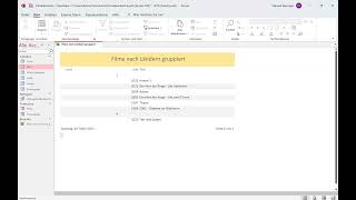 Informatik  Datenbanken  Berichte erstellen mit Microsoft Access [upl. by Maxma]