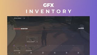 GFX Fivem Inventory Script [upl. by Rastus]